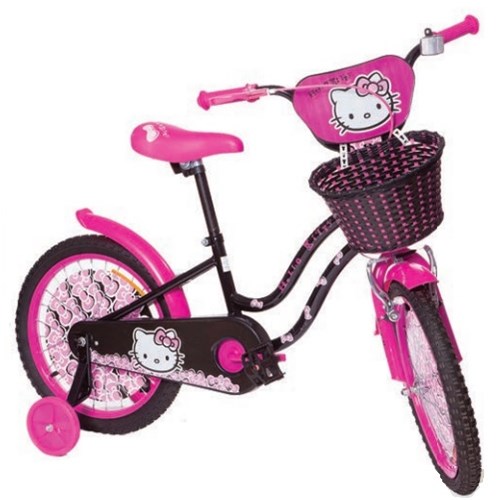 אופניי ילדים במבצע:  אופני BMX מקוריים של דיסני - הלו קיטי Disney Hello Kitty במידה 18" כולל סל קידמי רק 399 ש"ח ואפשרות משלוחים לכל הארץ!